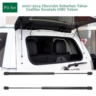 2Pcs For Chevrolet Tahoe GMC Yukon 2007-2014 Back Glass Gas Struts Lift Supports - Image 1 of 4