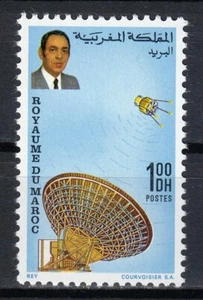 Morocco 1970 MNH Mi 671 Sc 232 Radar Station and Satellite / Space ** - Picture 1 of 2