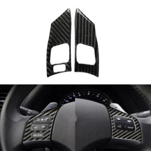 Carbon Fiber Steering Wheel Button Cover Fit For Lexus IS250 IS300 IS350 2006-12 - Picture 1 of 9