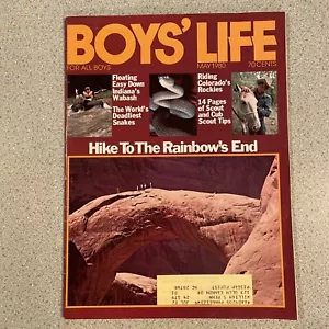 Boy's Life, May 1980, Label, Rainbow's End, Snakes, Colorado Rockies, Wabash - Foto 1 di 3