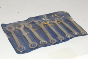 Vintage Wards Combination Wrench Set #M-8B, 8-Piece in Pouch - Picture 1 of 2