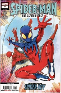 Spider-Man # 7 Luciano Vecchio 2nd Print Variant 1st Spider-Boy NM- - Picture 1 of 2