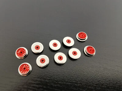 Märklin / Trix  002  Speichenrad rot   7mm   10 Stück   Spur H0 / N / Z - Bild 1 von 2