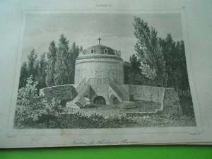 Gravure 1838 - Allemagne Germany Tombeau de Théodoric à Ravenne - Picture 1 of 1
