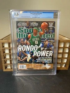 May 31, 2010 Rajon Rondo Boston Celtics RC Sports Illustrated NO LABEL CGC 9.6 - Picture 1 of 2