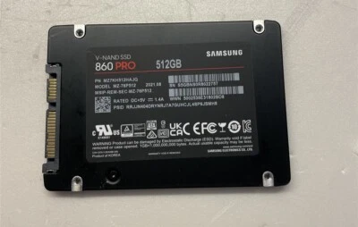 Samsung 860 PRO (MZ-76P512)512GB 6Gbps 2.5" SATA Solid State Drive MZ7KH512HAJQ  - Image 1 of 4