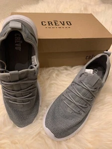 Crevo Footwear Herrenschuhe 8,5 Turnschuhe Marzo grau grau Slipper Memory Foam $55 - Bild 1 von 12