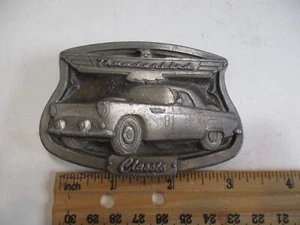 Hebilla de cinturón Thunderbird clásica vintage Ford T-Bird 1990 C+J Inc hecha en EE. UU. - Imagen 1 de 5