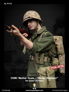 Facepoolfigure 1/6 WWII US Marine Corps Mortar Hammer FP013B Special Edition NEW - Picture 1 of 9