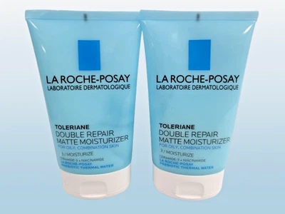 LA ROCHE POSAY TOLERIANE DOUBLE REPAIR MATTE MOISTURIZER 3.38 OZ EXP: 2028 2PCS - Image 1 of 4