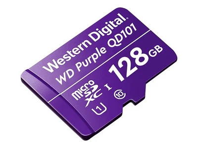 WD Purple SC QD101 128 GB MicroSDXC Classe 10 Class 1 (U1) WDD128G1P0C - Immagine 1 di 2