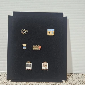 Lote 6 BARBIZON FRANCOIS FEDERLE / CHATEAU VAUX LE VICOMTE Solapa Sombrero Pin Tie Tac - Imagen 1 de 7