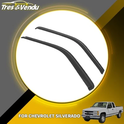 Tresvendu Window Visors For 88-98 Chevy GMC C1500 K1500 95-99 Tahoe 92-99 Yukon - Image 1 of 4