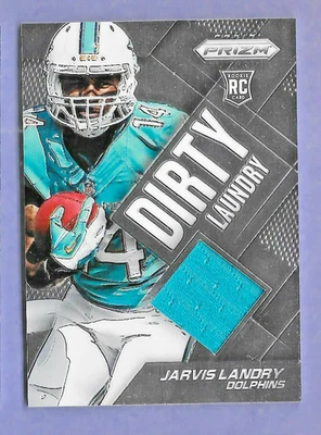 2014 Panini Prizm Dirty Laundry Prizms Jarvis Landry #DL-JL Rookie RC - Image 1 of 2