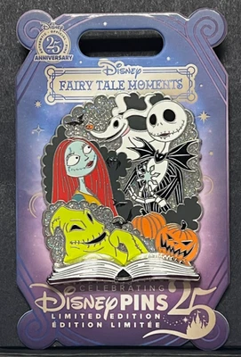 Prendedor Jack Sally LE 2500 2025 Disney Fairy Tale Moments Pesadilla antes de Navidad Foto 1 de 4