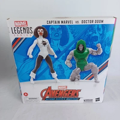 Marvel Legends Series Capitana Marvel vs. Figuras Doctor Doom 6" Foto 1 de 4