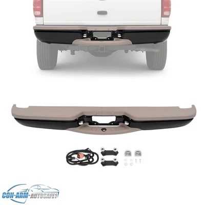 For Ford Expedition 1997-2000 Steel Rear Step Bumper With Pads/Brackets/Hardware - Image 1 of 4