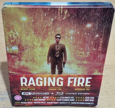 Raging Fire Limited ED Steelbook 4K Ultra HD + Blu-Ray Benny Chan / Donny Yen - Image 1 of 4