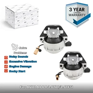Left and Right Side Engine Mounts 4G0199381 For AUDI A8 D4 3.0TDI 3.0TFSI 10-18 - Picture 1 of 11