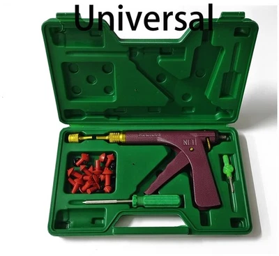 Tubeless Tire Wheel Repair Tool Tyre Mushroom Plugs Vacuum Gun Probe Nozzle Kit - Image 1 of 4