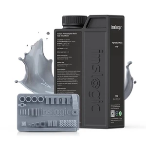 Inslogic 1KG High Detail Resin 3D Printer Resin Detail 3D Printing LCD Grey - Afbeelding 1 van 6