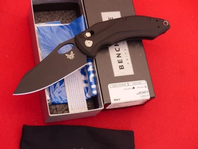 Benchmade 808BK Loco Folder Knife, CPM-S30V Black Blade mint in box - Image 1 of 4