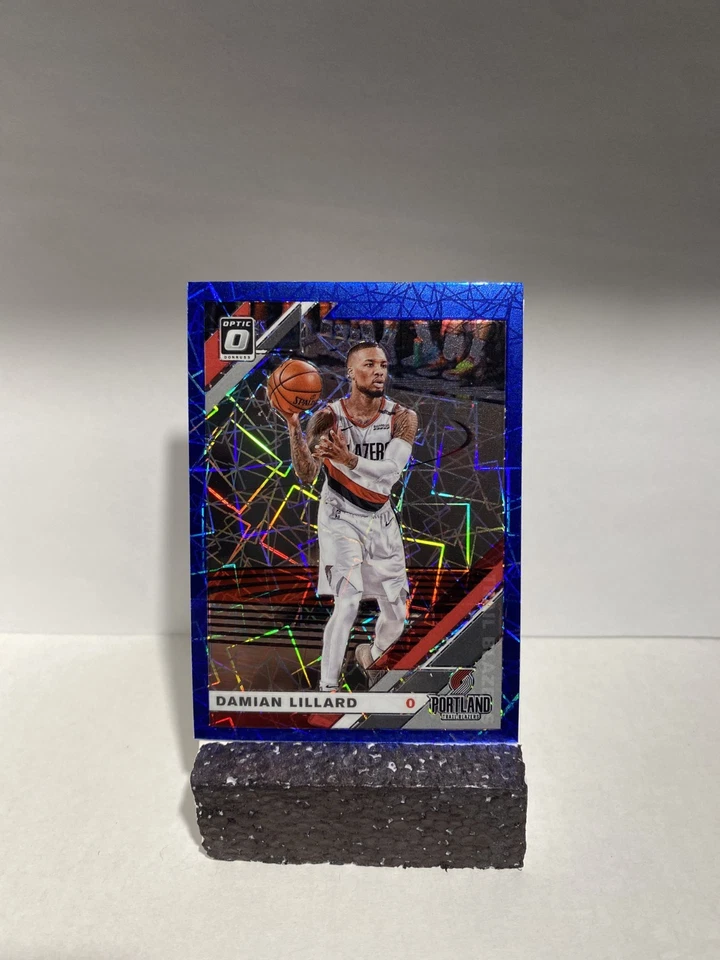 Panini Donruss Optic 2019-20 - Damian Lillard #7 Blue Velocity Prizm Foto 1 de 1