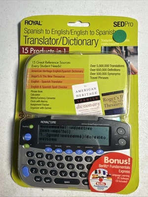 Royal RP Pro Thesaurus/Dictionary Translator & Speller 15 Products in 1 - Image 1 of 2