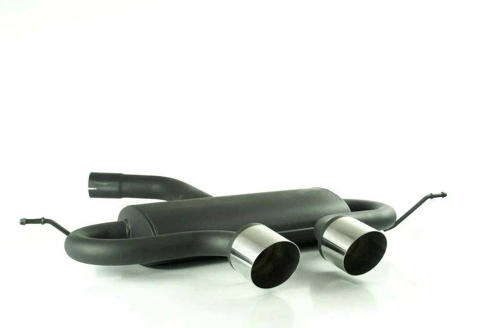 Terminale di Scarico Sportivo R32 per VW Golf 5 Golf 6 Terminali di Scarico 100mm Inclinato - Immagine 1 di 4