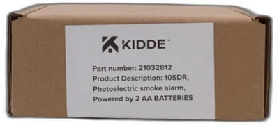 Kidde Smoke Detector, 4-inch Compact, Aa Battery Powered, 10sdr