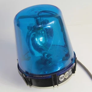 Tripp Lite Modell WY 110 - 110 V AC - BLAU & CHROM Rundumleuchte Sicherheitssignalleuchte - Bild 1 von 4