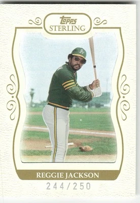 2008 Topps Sterling #RJ3-145 Reggie Jackson Baseball A's - Image 1 of 2