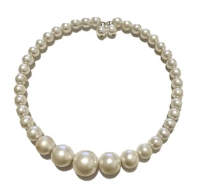 Collana Girocollo Perle Perline Vintage Moda Gioielli Donna Accessorio - Foto 1 di 4