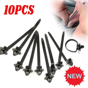 Push Mount Cable Ties Winged / Car Chassis Nylon Zip Tie Fixing H OT - Picture 1 of 13