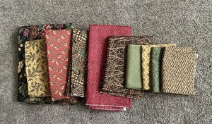 Thimbleberries FABRIC LOT, LODGE & LAKESIDE RJR Fabrics LOT, 10 Cuts, 11+ Yards - Picture 1 of 11