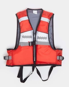 Kids Adults Life Jacket Swimming Floating Swim Zip Vest Buoyancy Jacket (Small) - Picture 1 of 4