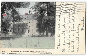 Hoffman Memorial Hall, University of the South, Sewanee, TN 1906 Rare Postcard - Picture 1 of 2