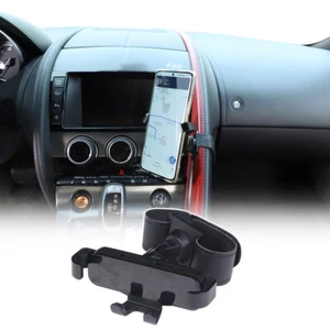 For Jaguar F-Type 2013-2023 BlackCentral Control Handle Cell Phone Holder - Picture 1 of 11