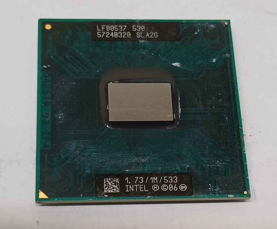 Processore CPU Mobile Intel Celeron 530 1.73 GHz  SLA2G M530 M - 1.73/1M/533 - Immagine 1 di 1