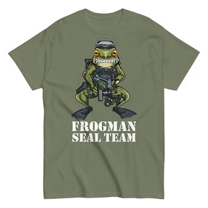 Navy Seals DEVGRU US Seal Team Frog Skeleton T-Shirt - Picture 1 of 10