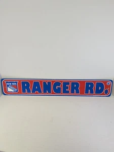 Hockey New York Rangers Ranger Road Sign 1994 Tag Express 24x4 - Picture 1 of 5