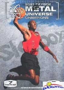 2021 UD Skybox Metal Universe Champions Factory Sealed Blaster Box-Jordan on Box - Picture 1 of 2
