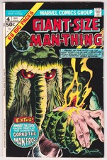 Giant-Size Man-Thing #4 Very Fine Plus 8.5 Howard The Duck Frank Brunner Art