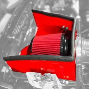 Polaris slingshot RED cold air intake kit INCREASE HORSEPOWER throttle response - Picture 1 of 4