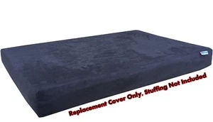 Funda de repuesto edredón cama para perro para mascotas pequeñas a extra grandes - gamuza en espresso - Imagen 1 de 13