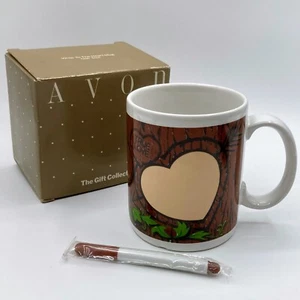 Avon Write To The Heart Mug Oak Tree Personalize Gift Collection Coffee Cup NIB - Picture 1 of 9