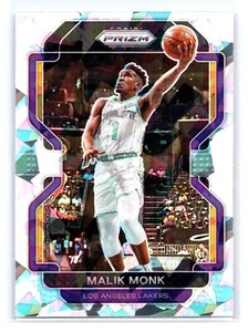 2021 Panini Prizm Malik Monk #56 Ice Prizm   Los Angeles Lakers - Picture 1 of 2