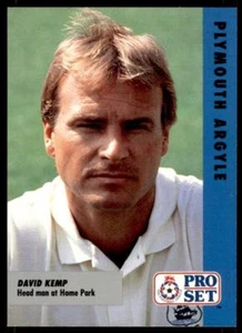 Pro Set Football Fixtures 1991-1992 Plymouth Argyle David Kemp #38 - Picture 1 of 2