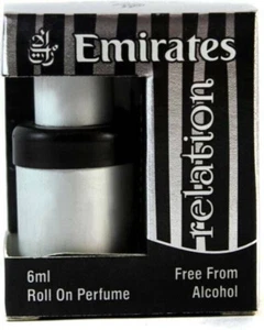 Relation Emirates Attar Roll On Long Lasting Luxury Ittar (6ml) Pack Of 2 - Picture 1 of 3