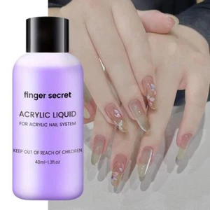 Liquido acrilico 40 ml monomero cristallo nail art prolunga unghie liquido intaglio h t ∷ - Foto 1 di 11